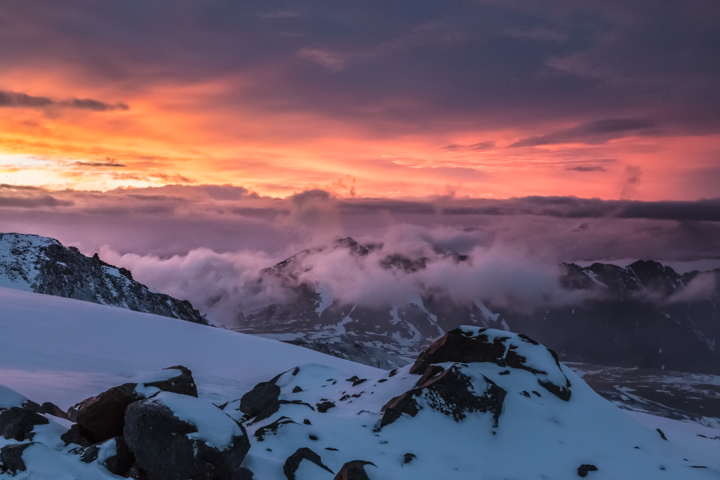 Elbrus-sunset